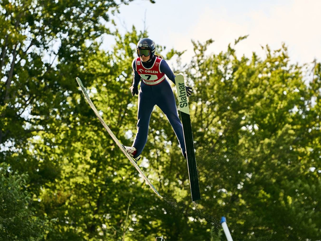 Alvine Holz beim Grand Prix in Wisła, 1. Durchgang am Sonnabend