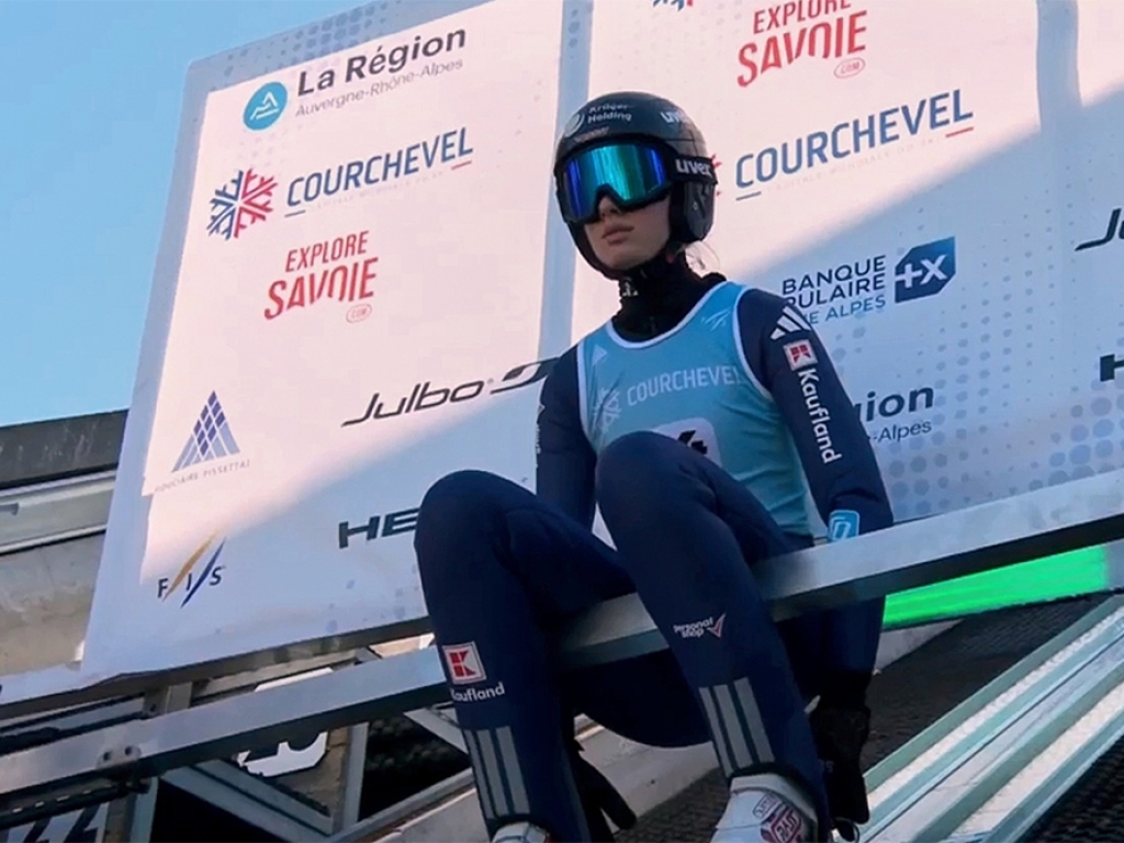 Alvine Holz beim Sommer-Grand-Prix in Courchevel (FRA)