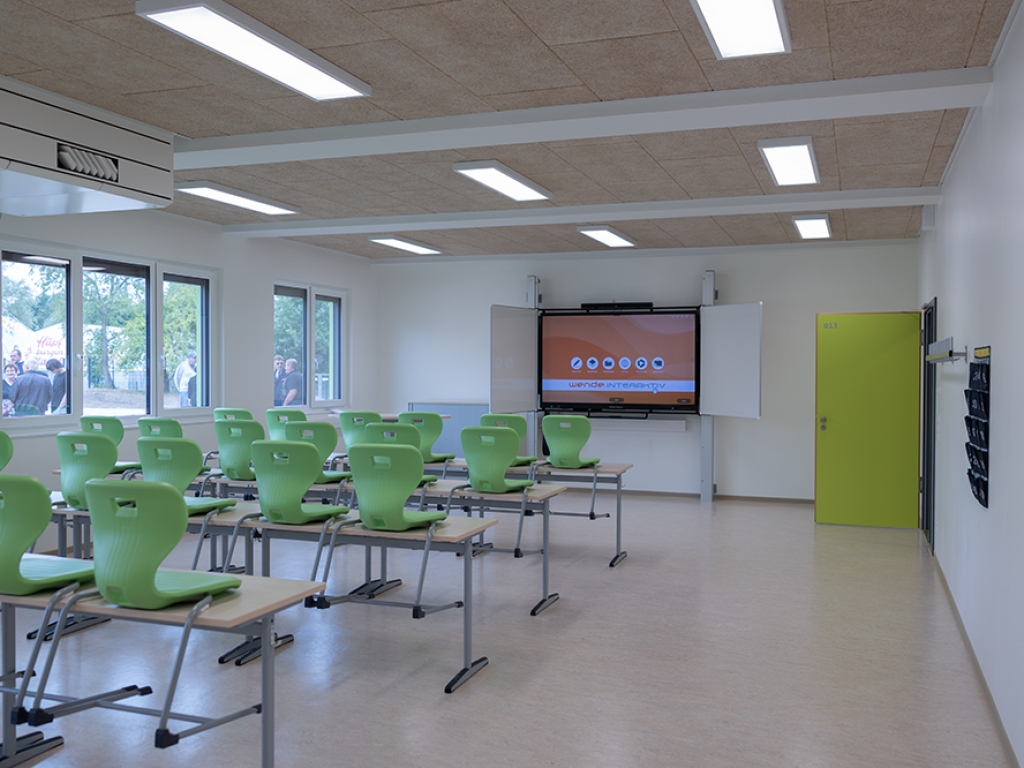 Blick in einen Klassenraum