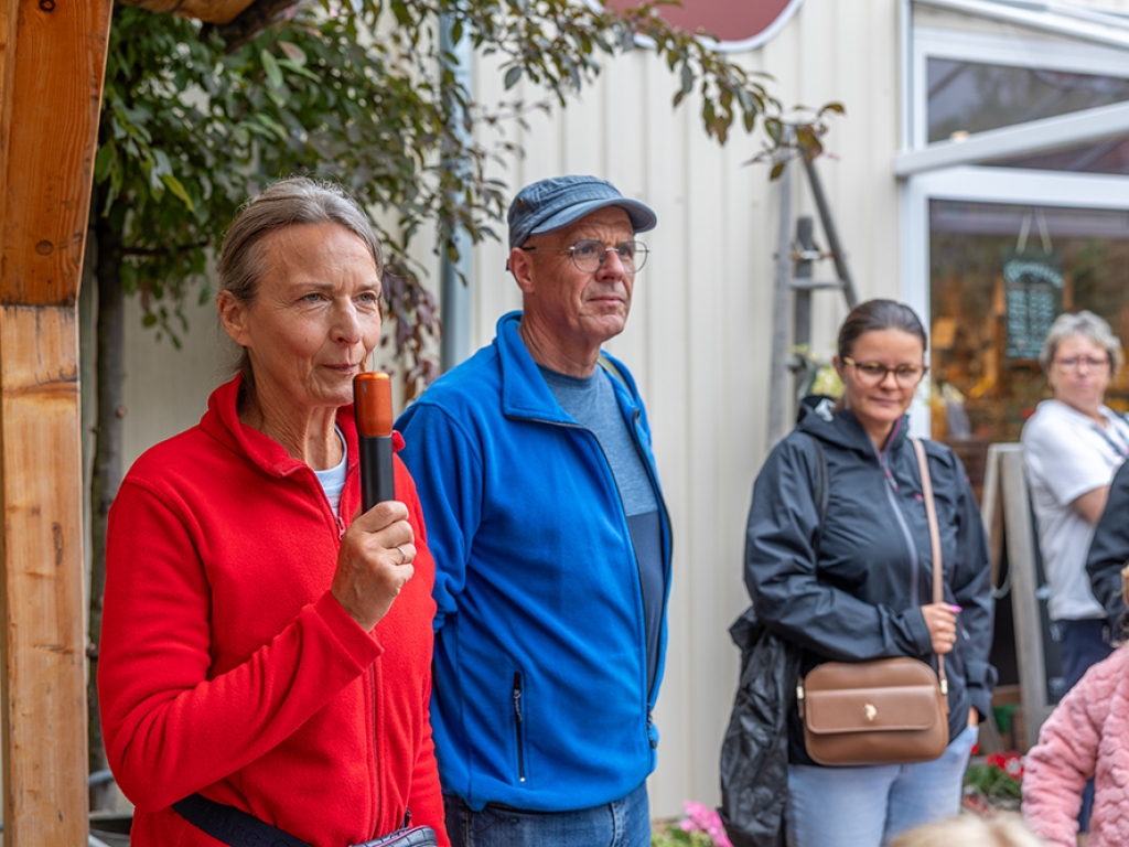 Anke Wollanik und Joerg Hilbers vom Bio Apfelhof Müller