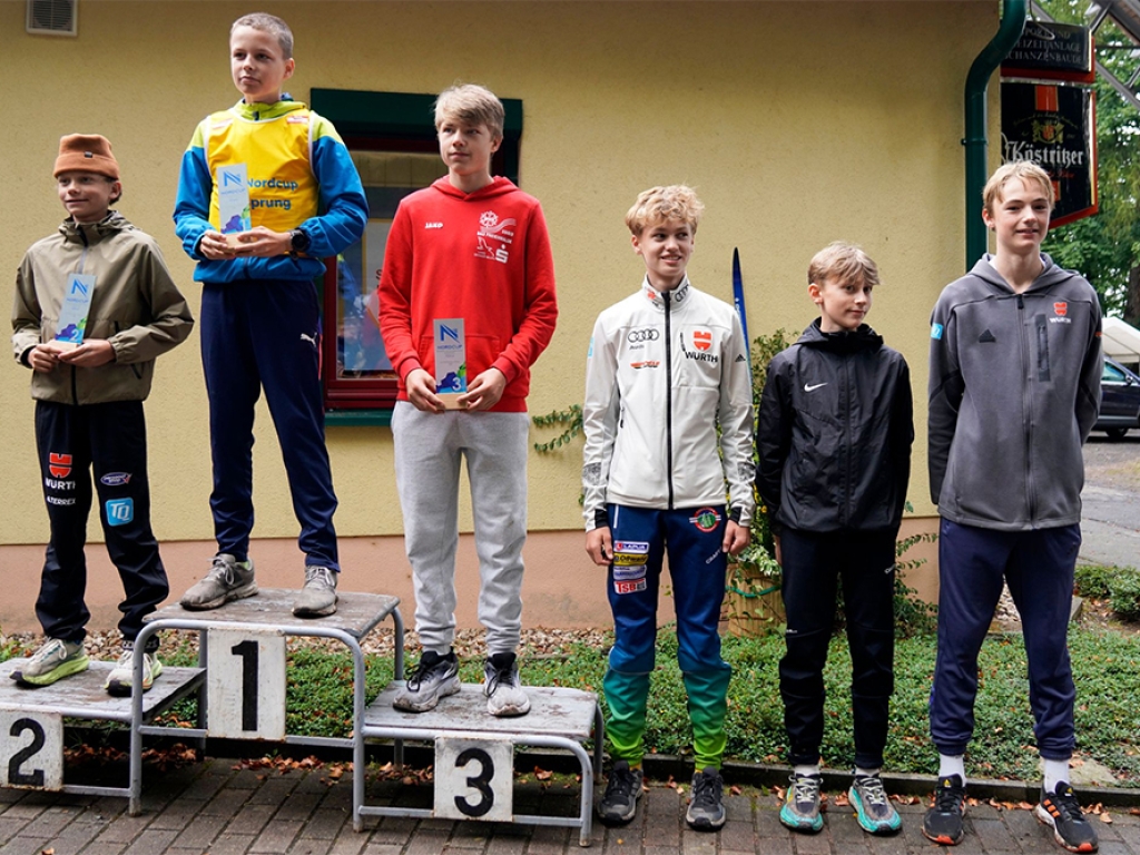 NC Pohla Siegerehrung 3. Bruno Quasdorf