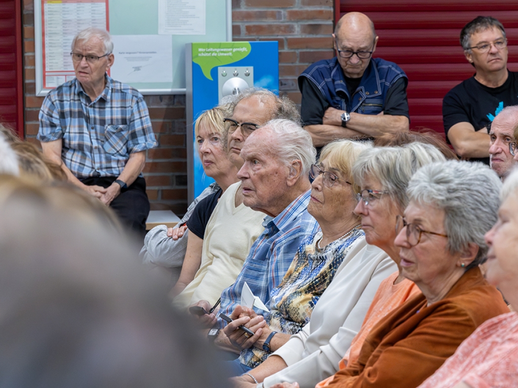 Mitten im Saal: Familie Schornsheim
