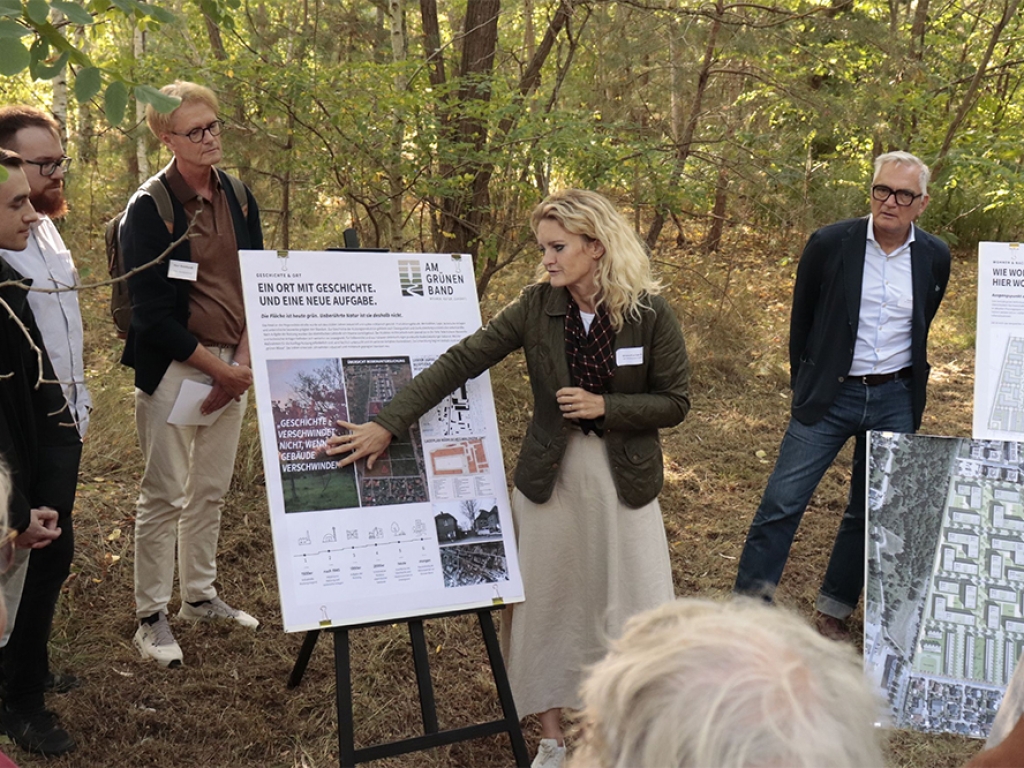 Silvana Falk-Ott von der pwr development GmbH stellte das vorläufige Konzept vor.
