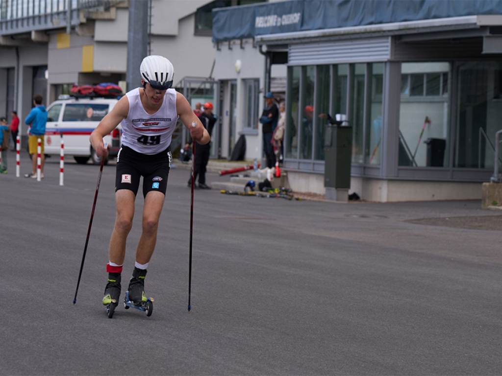 Moritz Terei beim Deutschlandpokal in Oberhof