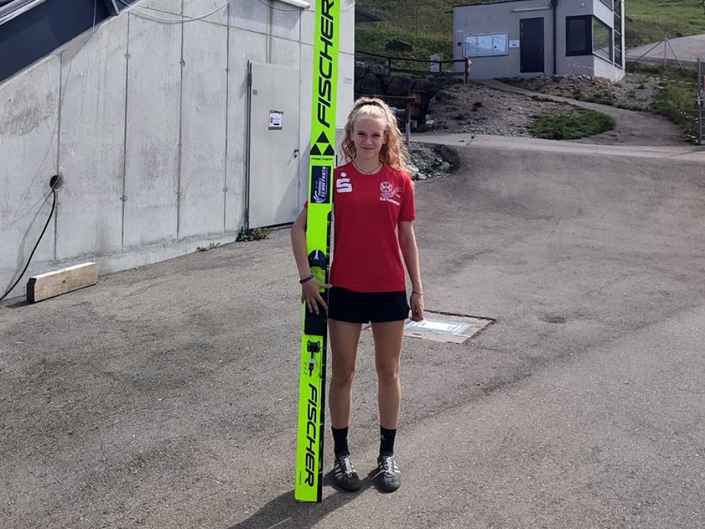 Mila Twarok in Oberstdorf