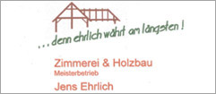 Logo Zimmerei und Holzbau Jens Ehrlich